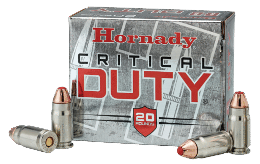 HORNADY CRITICAL DUTY HANDGUN AMMO