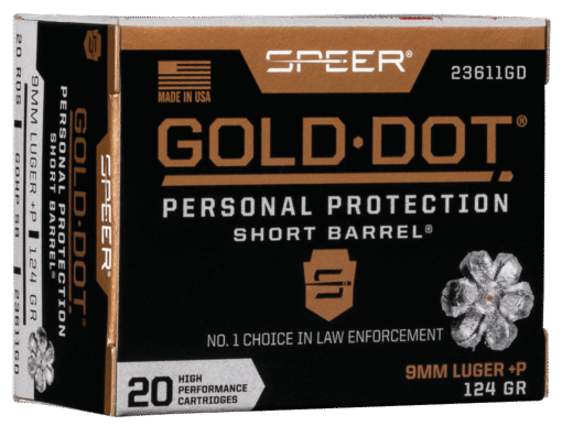 SPEER GOLD DOT HANDGUN AMMO