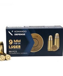 KOMANDO DEFENSE 9MM 115GR (50 RDS) HANDGUN AMMO