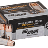SIG SAUER ELITE PERFORMANCE HANDGUN AMMO