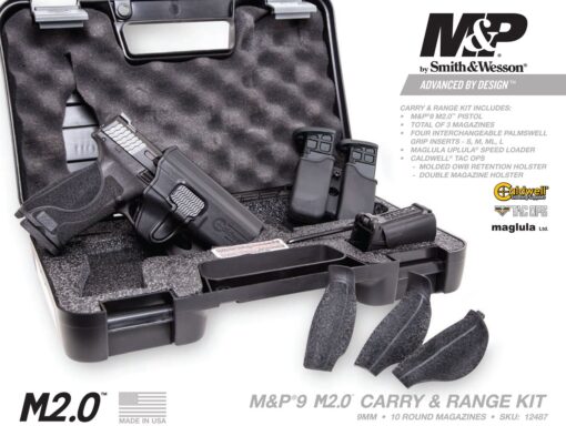 SMITH & Wesson M&P9 M2.0 CARRY AND RANGE KIT SEMI AUTO